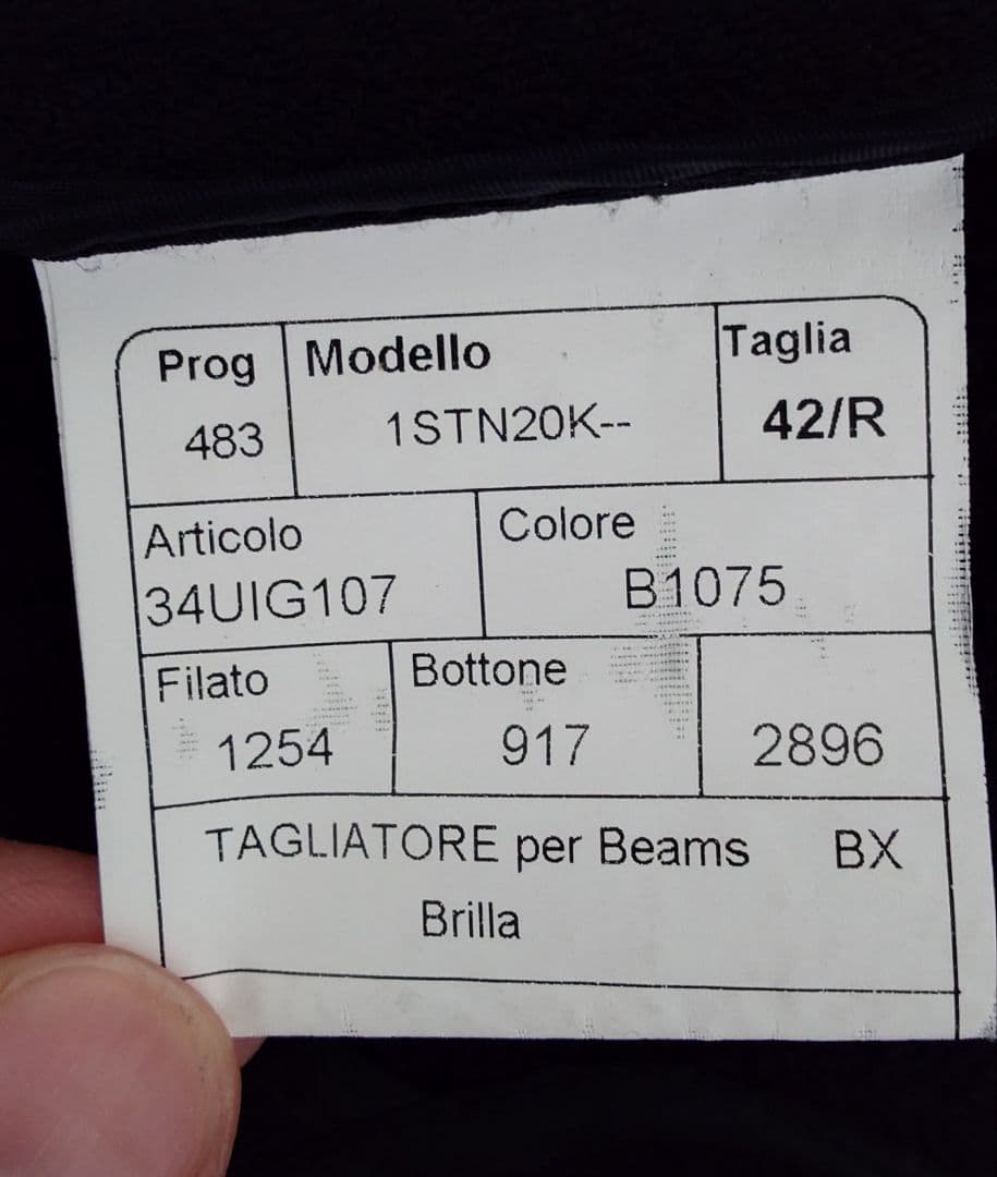 TAGLIATORE ネイビーヘリンボーン ダブルブレスト ジャケット 42