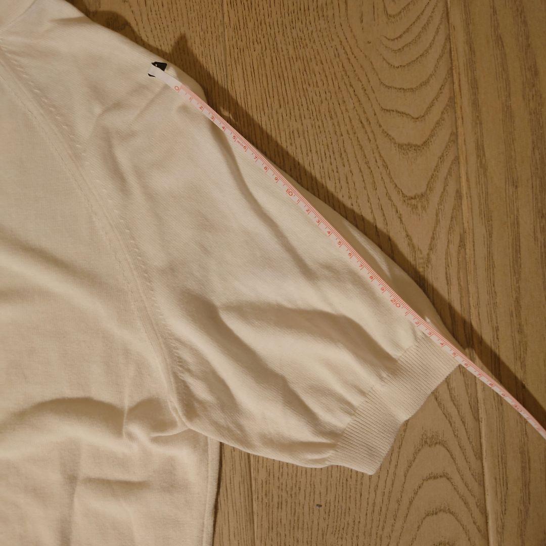 Fred Perry ホワイト ニットポロシャツ S
