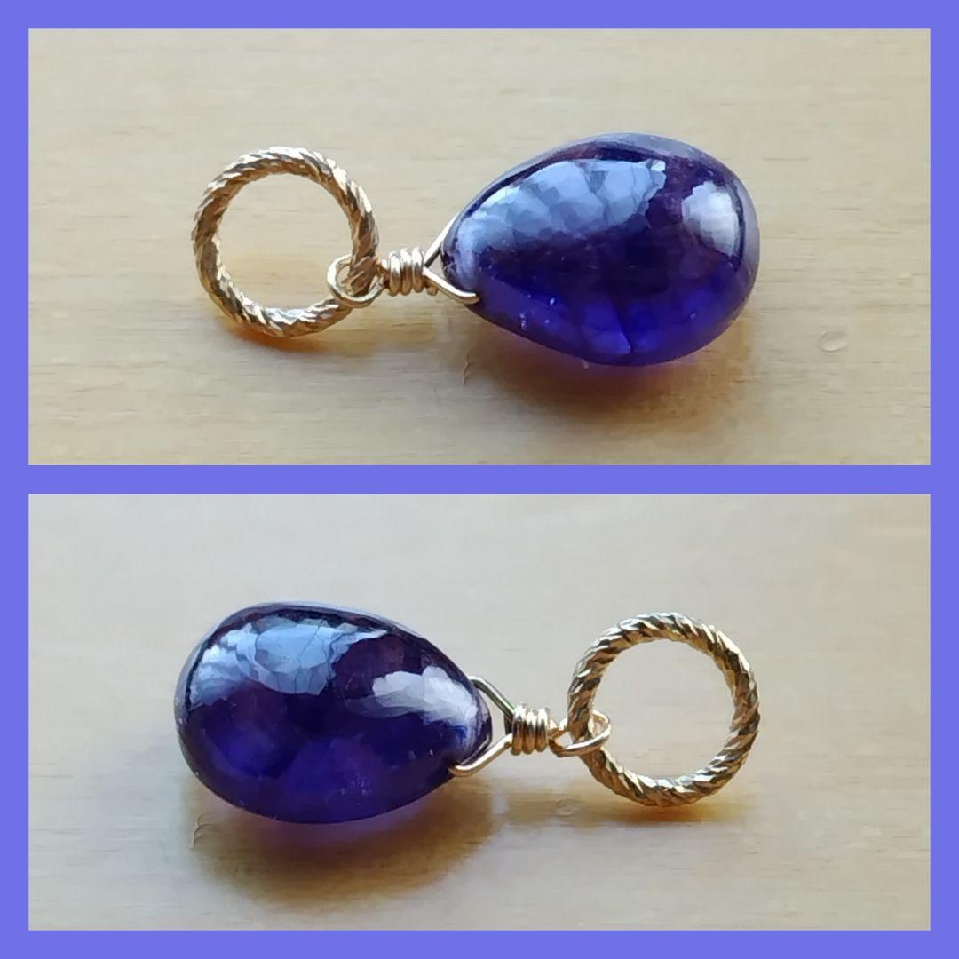 【専用ページ】K18ブルーサファイア・K18ピンクサファイア・ペンダントトップ