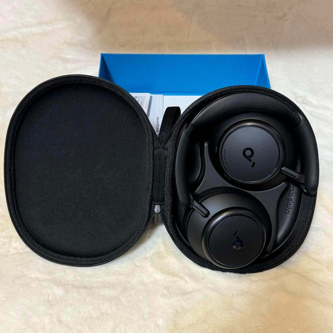 『未使用』 soundcore SPACE Q45 ワイヤレスヘッドホン 黒