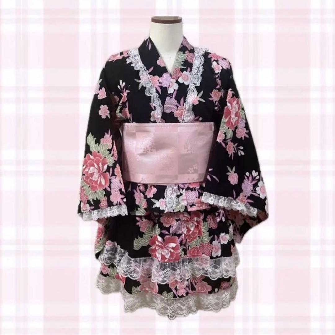 こむぎ ♡浴衣ドレス♡ 姫ギャル