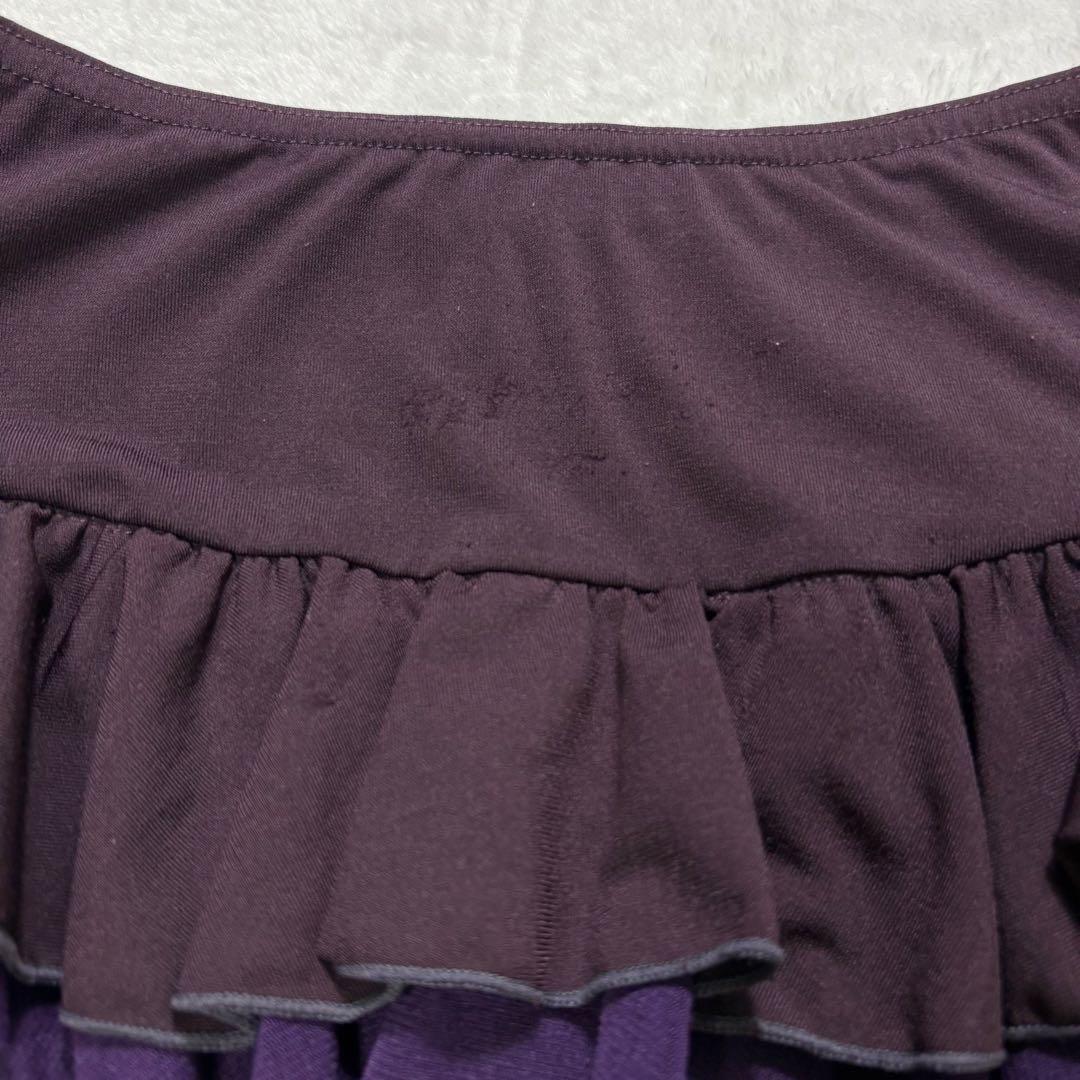 Ozz Croce ミニスカート　フレア　レイヤード　ティアード　ドラゴン