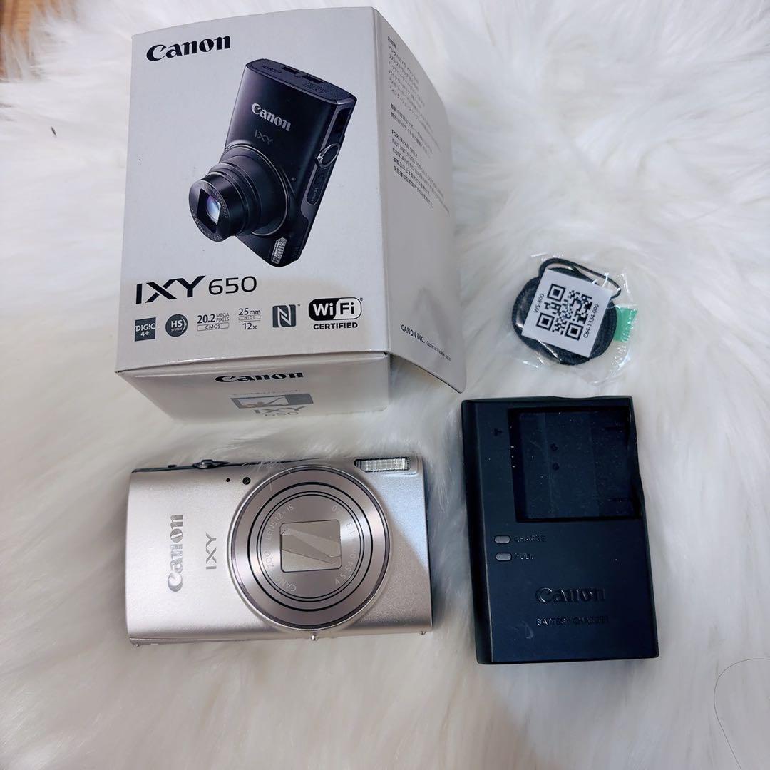 【美品 動作品】Canon IXY650 バッテリー ストラップ 付き