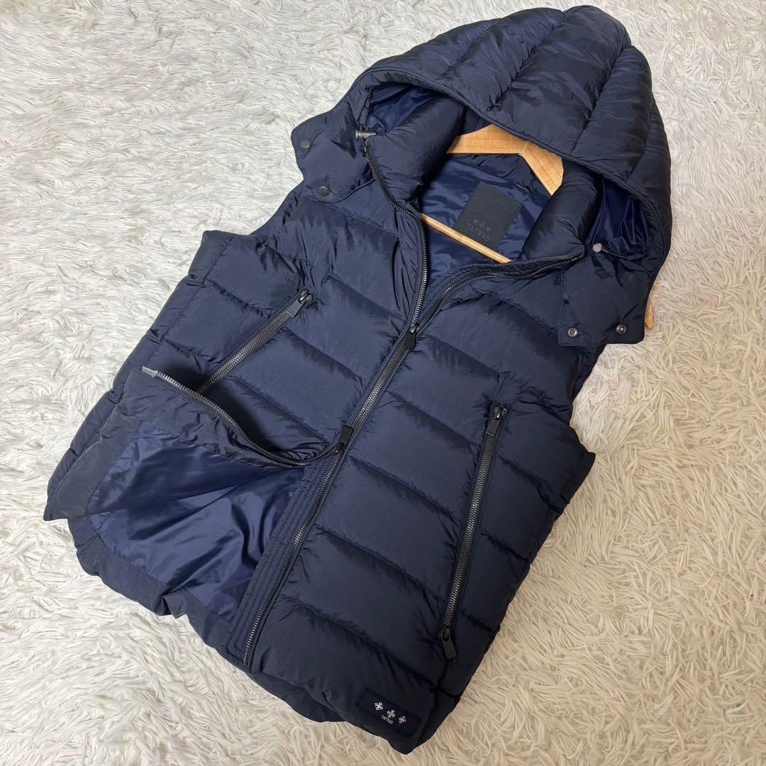 極美品 TATRAS タトラス CURONE 現行タグ ダウンベスト ネイビー