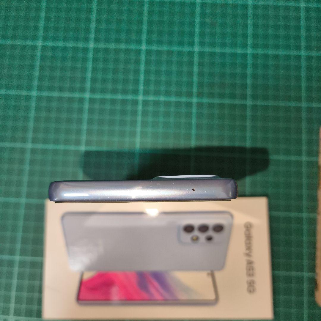 Galaxy　A53　5G　SCG15　オーサムブルー　サムスン