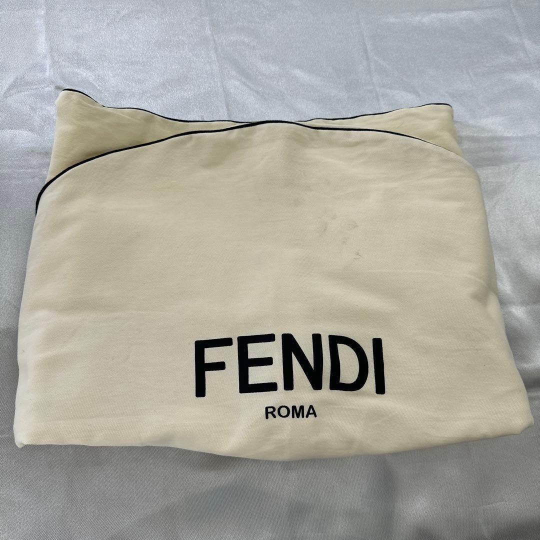 FENDI フェンディ　FF柄ポケット付カシミヤウールポンチョ　ケープ