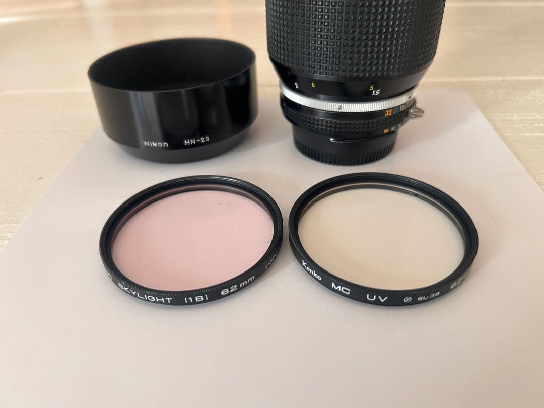 Nikon FM3a ブラック本体, 35mm f2, 80-200f4 レンズ