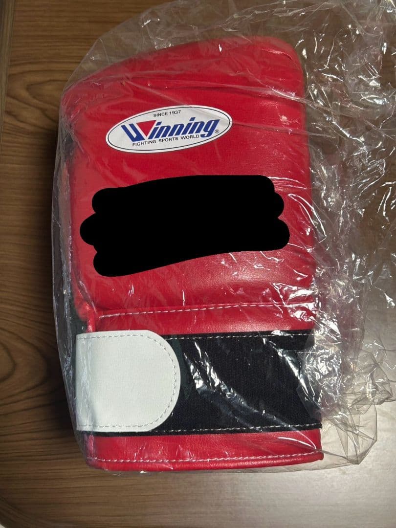 新品Winning ボクシンググローブ 赤14oz