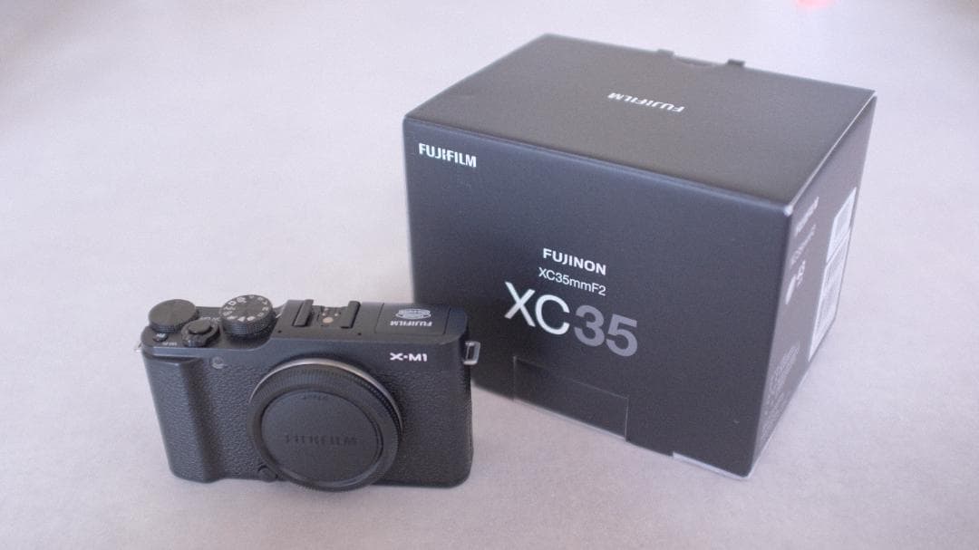 FUJIFILM X-M1とXC35mmF2のセット
