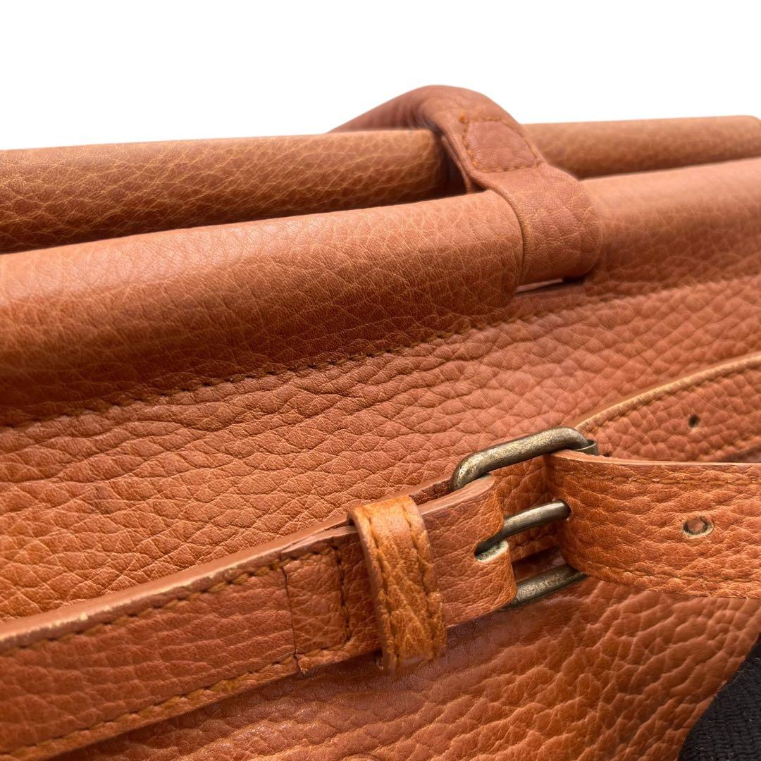 【廃盤】ポロラルフローレン ボストンバッグ ヴィンテージ シボ革 ホース刻印