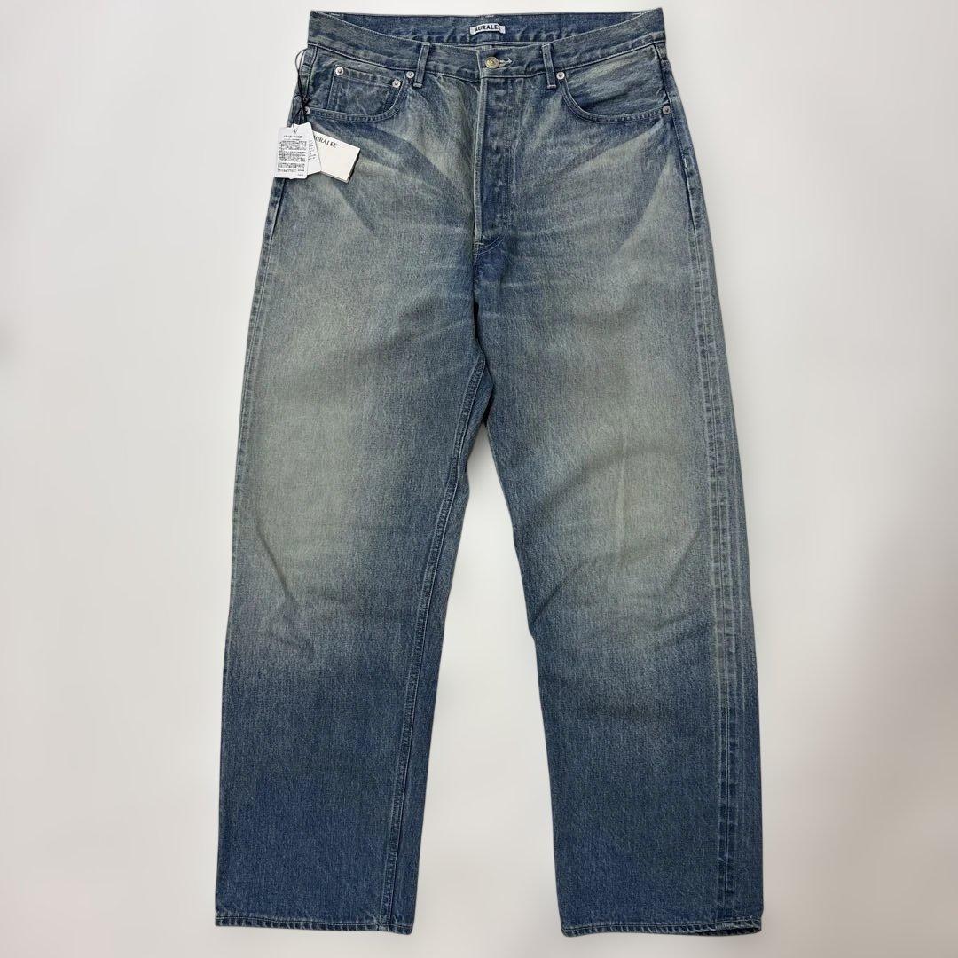 未使用 AURALEE SELVEDGE FADED HEAVY DENIM