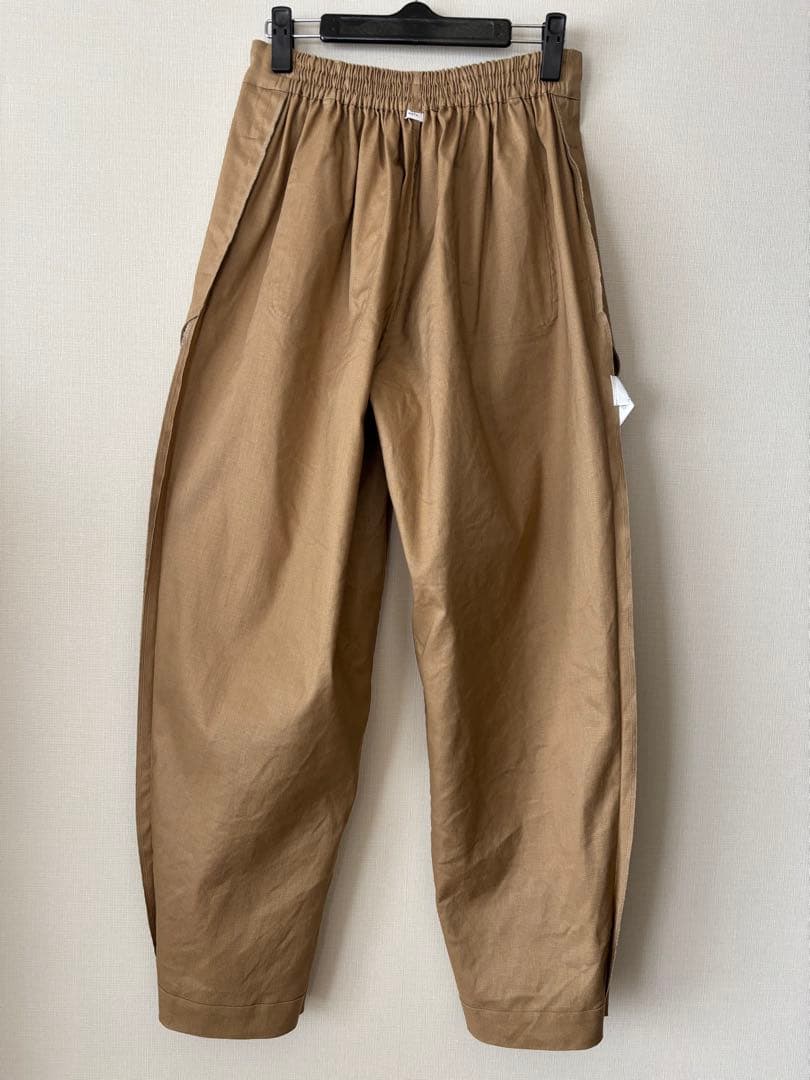 【美品】wafu リネンパンツ 感動の伸縮リネン ソロテックス ／ シャイン