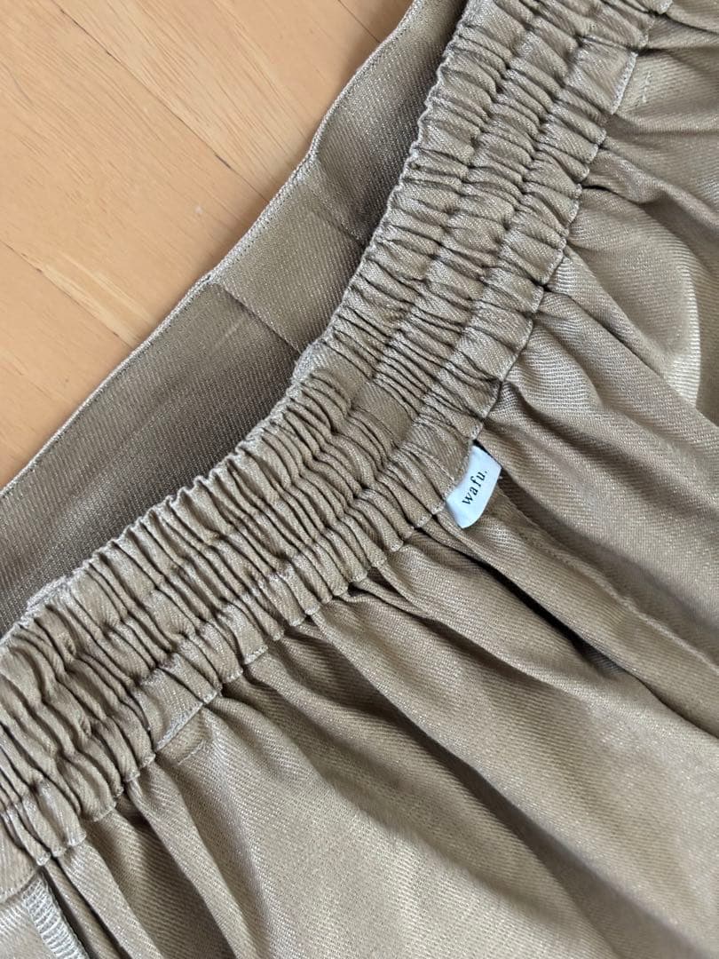 【美品】wafu リネンパンツ 感動の伸縮リネン ソロテックス ／ シャイン