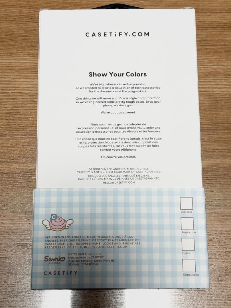 Chef Cinnamoroll Case クリアケース MagSafe対応