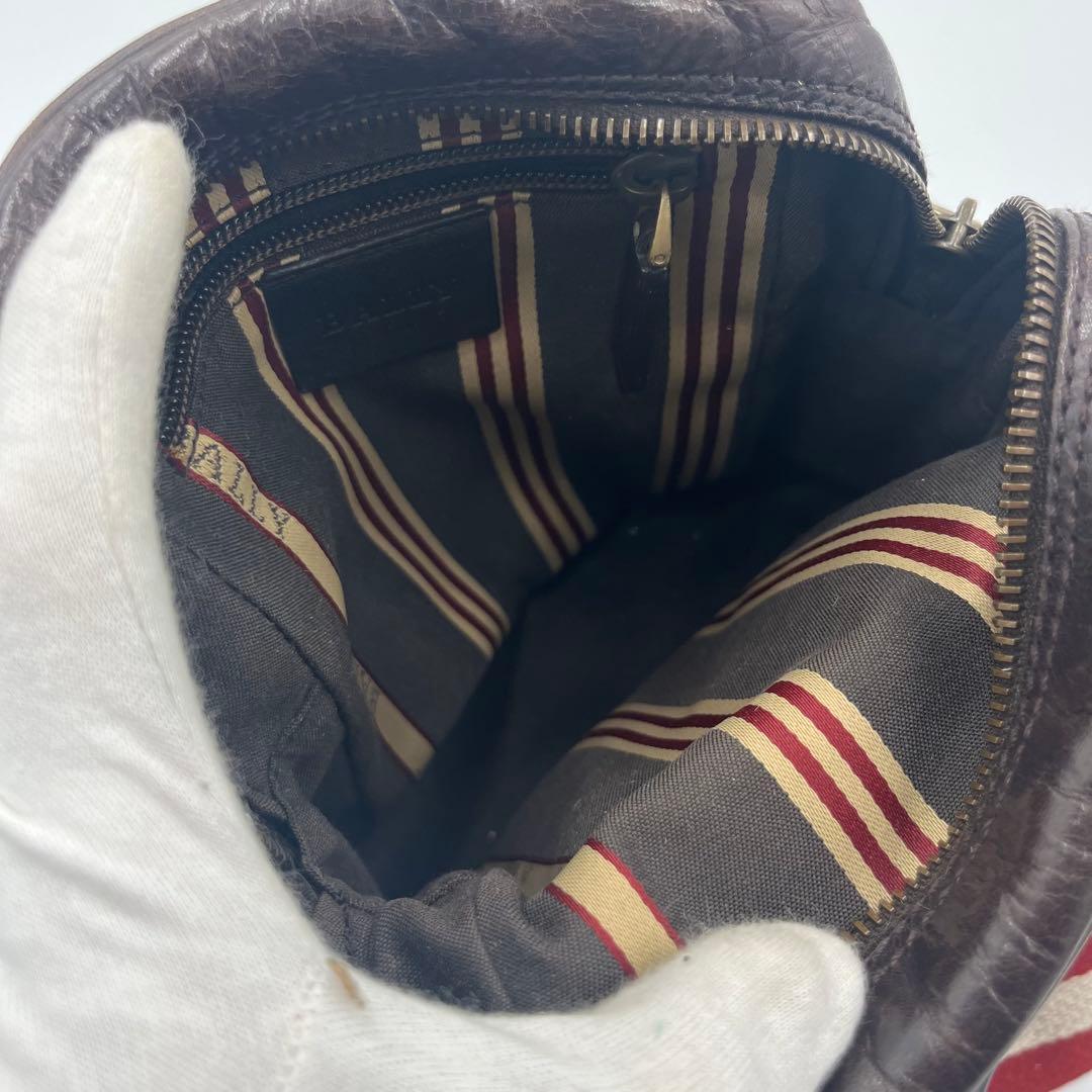 BALLY バリー サコッシュ トレスポ カデナ ショルダーバッグ ブラウン