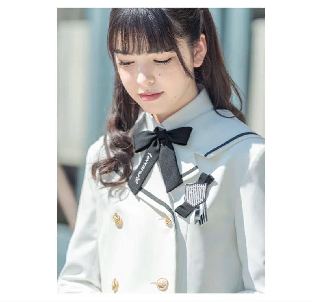 ひまわり 卒業式セレモニードレス　ホワイト ジャケットジャンパースカート