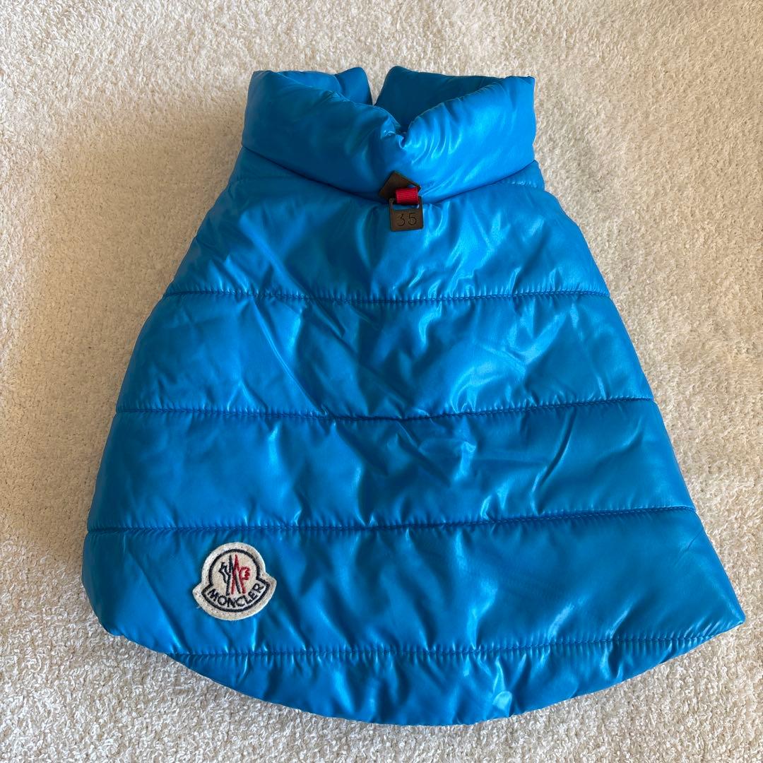 MONCLER 犬服 青 サイズ1 ダウンジャケット