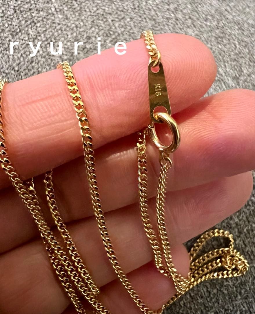 18金K182DCネックレス50センチユニセックス 喜平