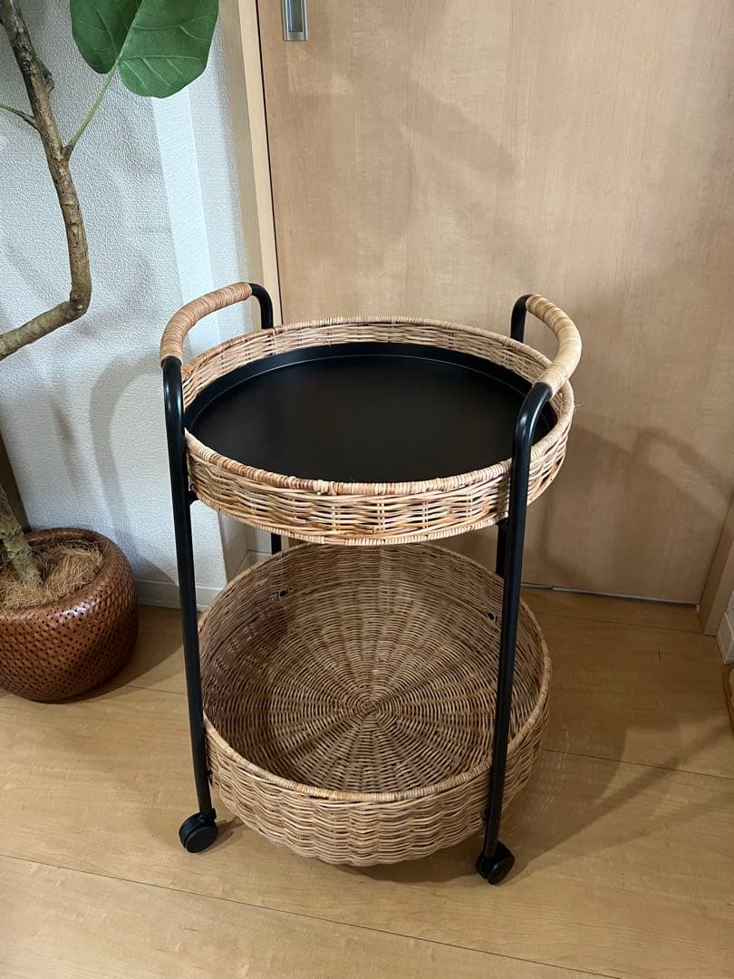 IKEA ルッバン ワゴンテーブル