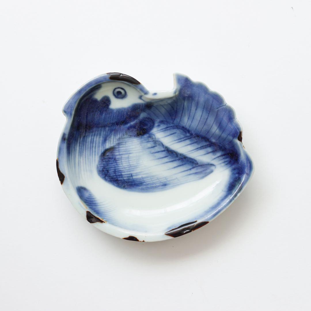 古伊万里　伊万里　江戸　後期　鳥形　変形皿　小皿　手塩皿