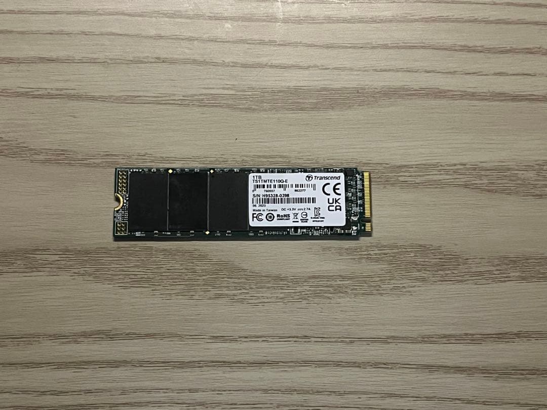 内蔵型SSD TS1TMT210Q-E 1TB M.2 NVMe SSD