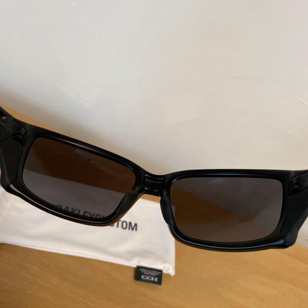 Oakley オークリー　ストレートリンク　ブラック偏光ミラーUSA製サングラス