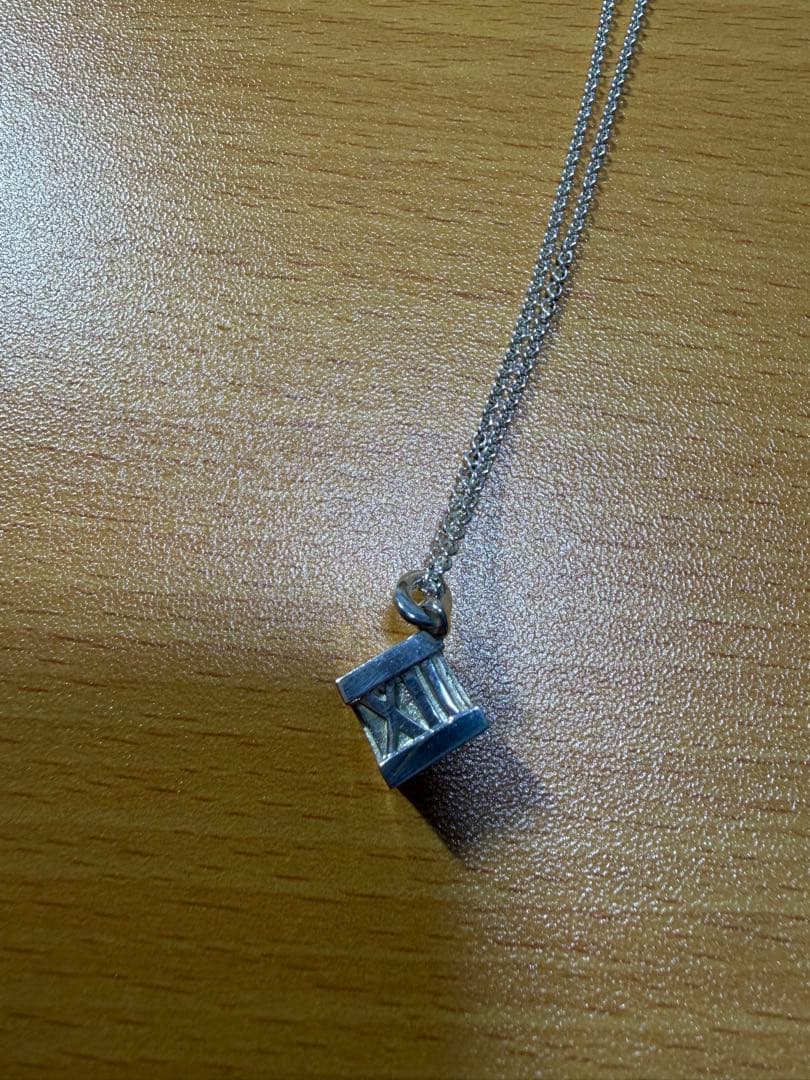 ティファニー　アトラスキューブ　ネックレス　シルバー　レディース　メンズ　美品