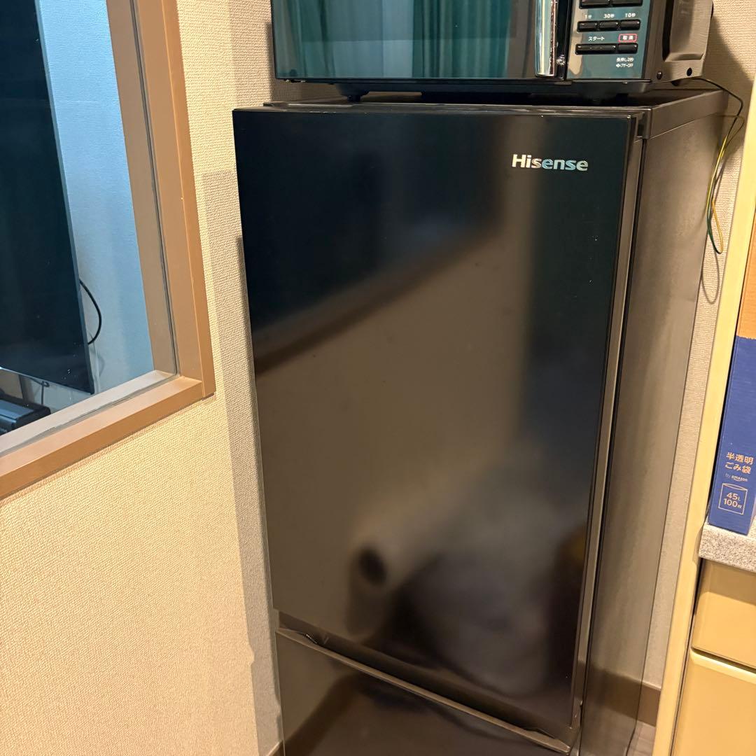 ハイセンス 冷蔵庫 幅48.1cm 162L 自動霜取り 右開き 2ドア