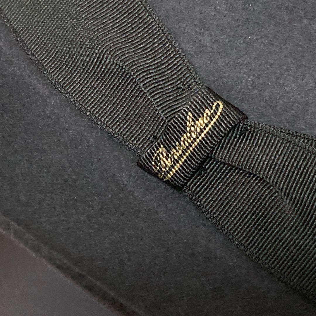 【美品】Borsalino ボルサリーノ アレッサンドリア ラビットハット BK