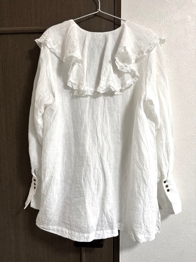 完売希少uhr ruffle frill shirt ラッフル　フリル　シャツ
