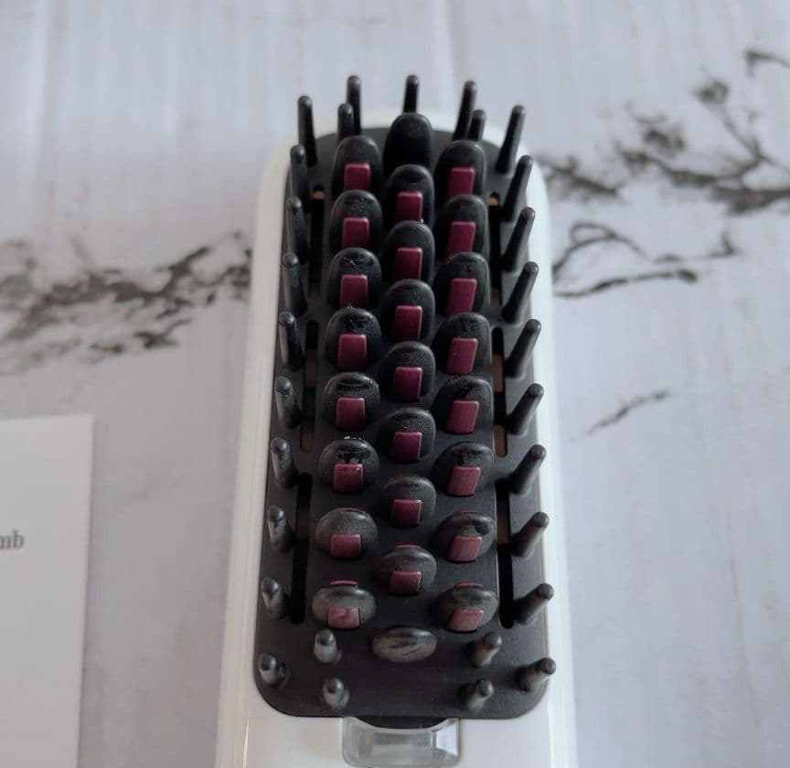 マイナスイオン ヘアアイロン ストレートアイロン ブラシ型 コテ 自動OFF　③