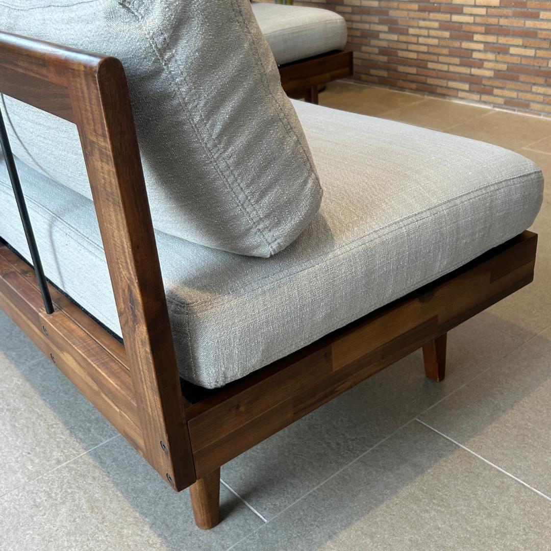 ２個口のa 美品 ♥ unico　ウニコ　コーナーソファー ベンチセット