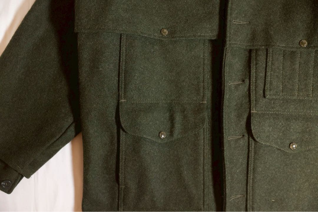 80s USA製 フィルソン マッキーノクルーザー 46 オリーブ 美品