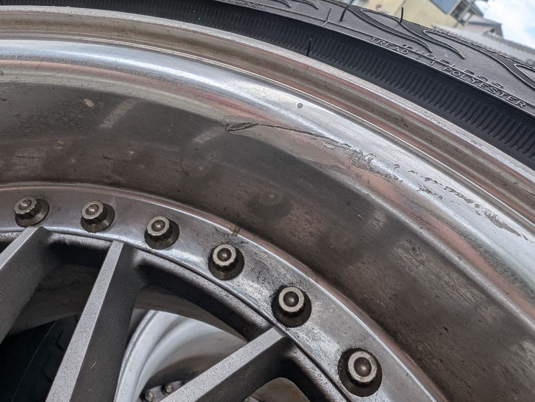 SUPERSTAR シェブロンレーシング 8.5j 15 +20 PCD 100