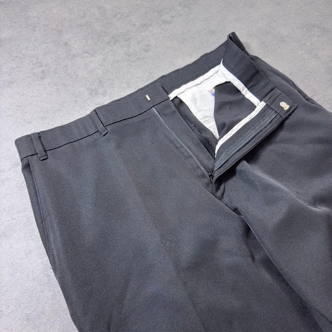 90s USA製Levi's アクションスラックス ブラック黒W38L30 古着
