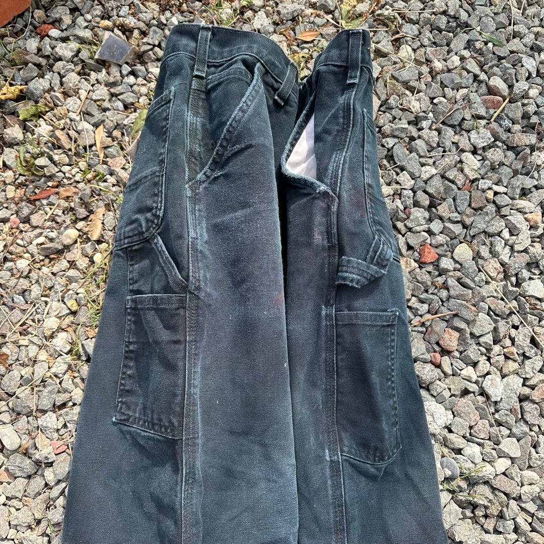 カーハート B11 ペインターパンツ 34x30 ブラックデニム