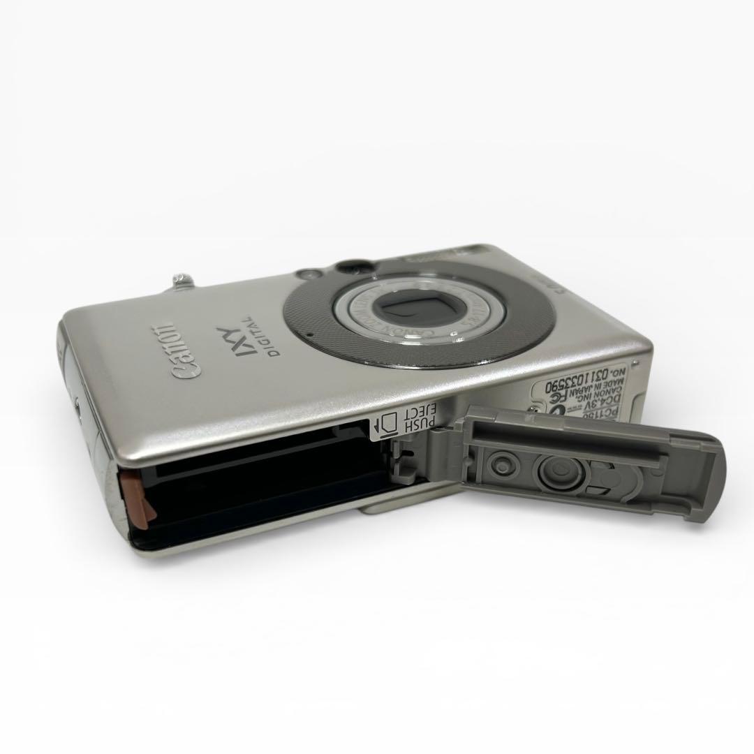 極美品 Canon キヤノン IXY DIGITAL 55 シルバー デジカメ