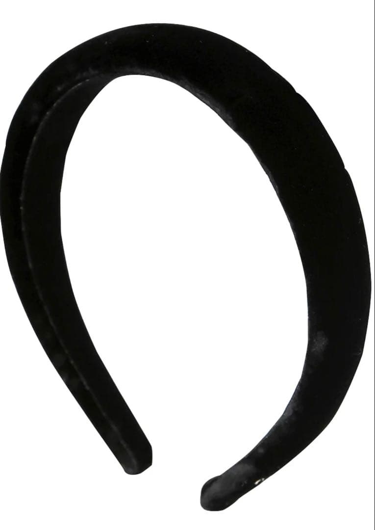 アレクサンドルドゥパリ☆ ベロアカチューシャ　2.5 cm／ブラック／2.6万円