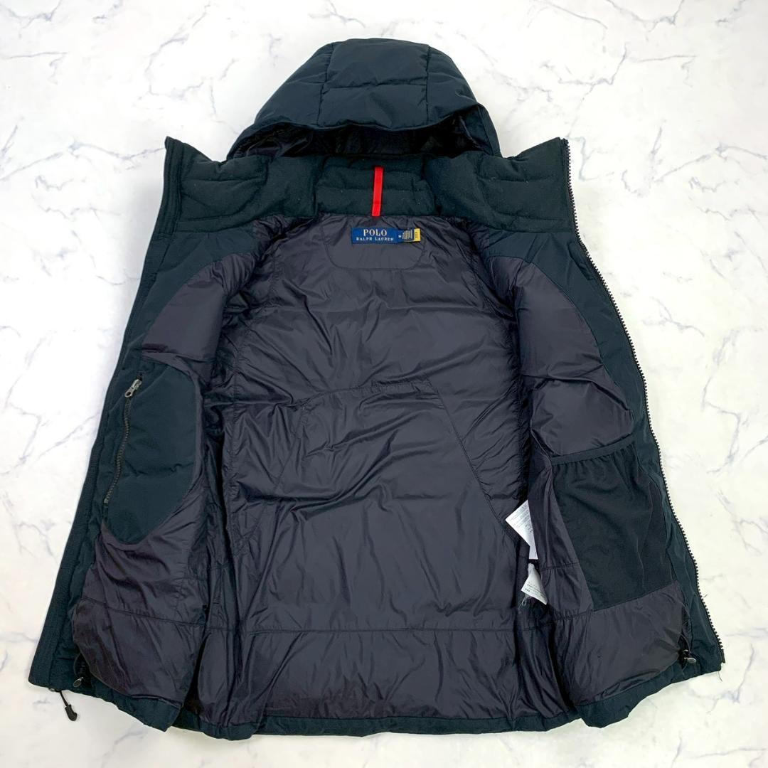 ポロラルフローレン ダウンベスト ビッグポニー刺繍 ブラック M　D908