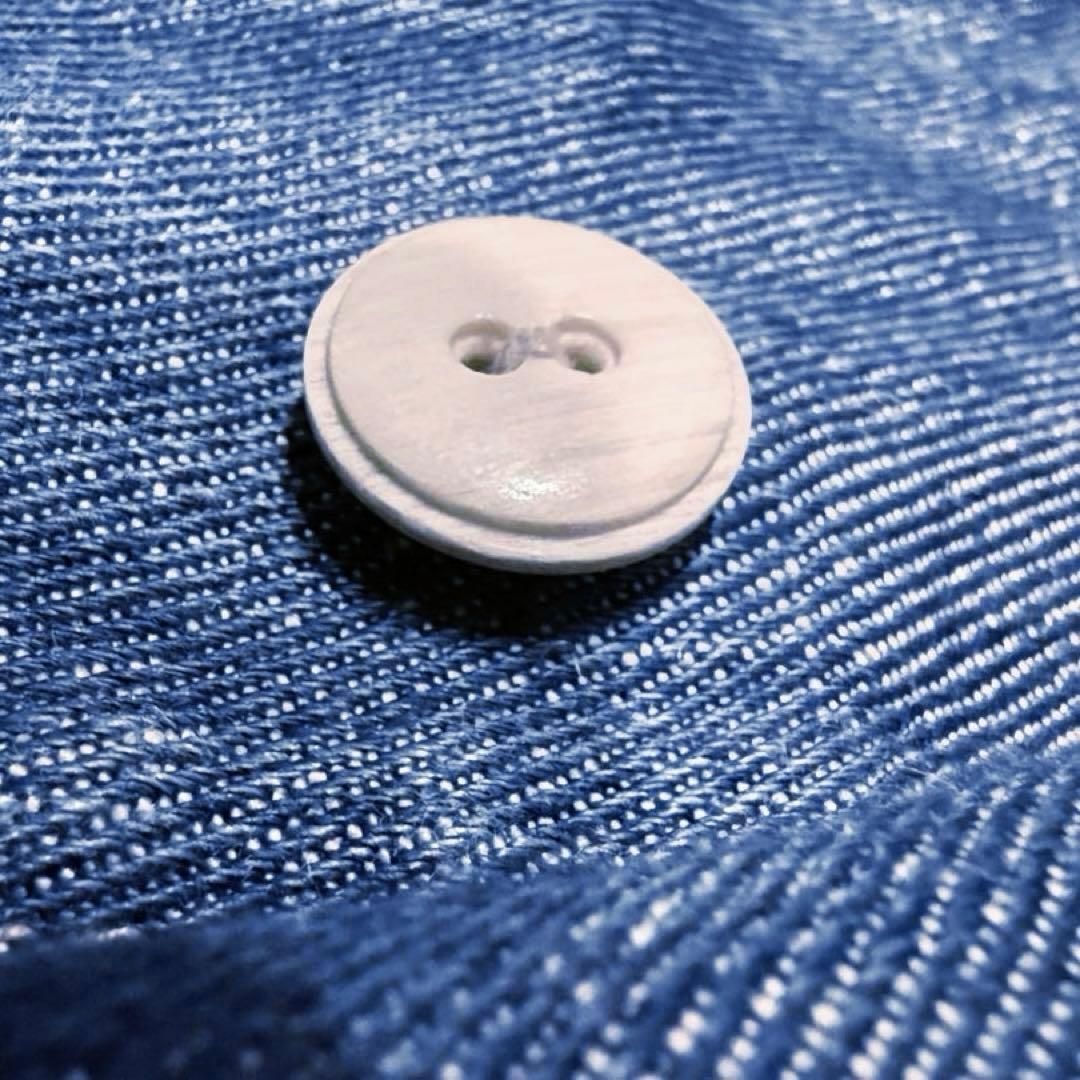 ⿻ 新品未使用 ⿻ 45R ベルギーリネンデニムジャケット SIZE2