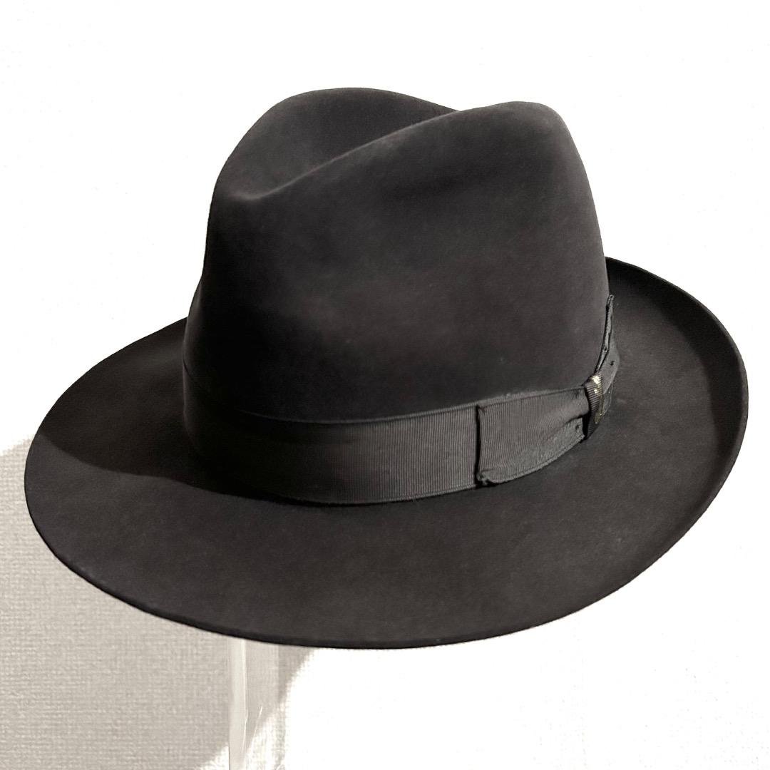 【美品】ボルサリーノ Borsalino ハット ステットソン ジョニー・デップ