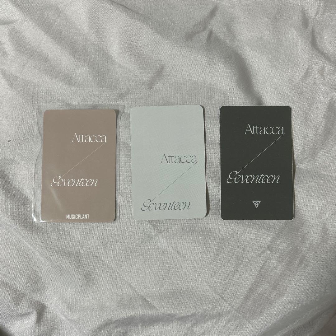 seventeen ディノ　attacca ヨントン　トレカ　レア