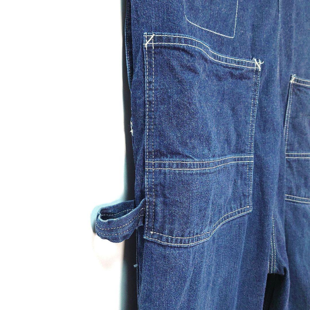 HEAD LIGHT デニム オーバーオールHD41630 11oz 32×32