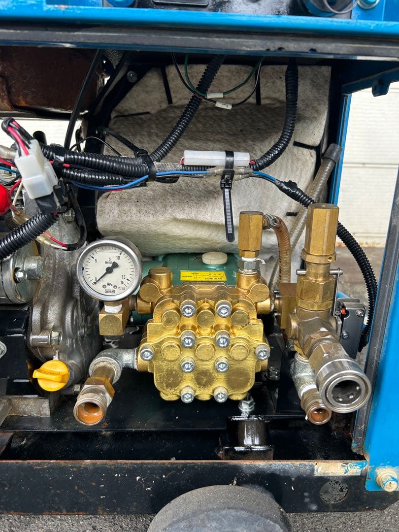 K2綺麗★ツルミHPJ-5ESM高圧洗浄機防音ガン・高圧ホース給排水ホースセット