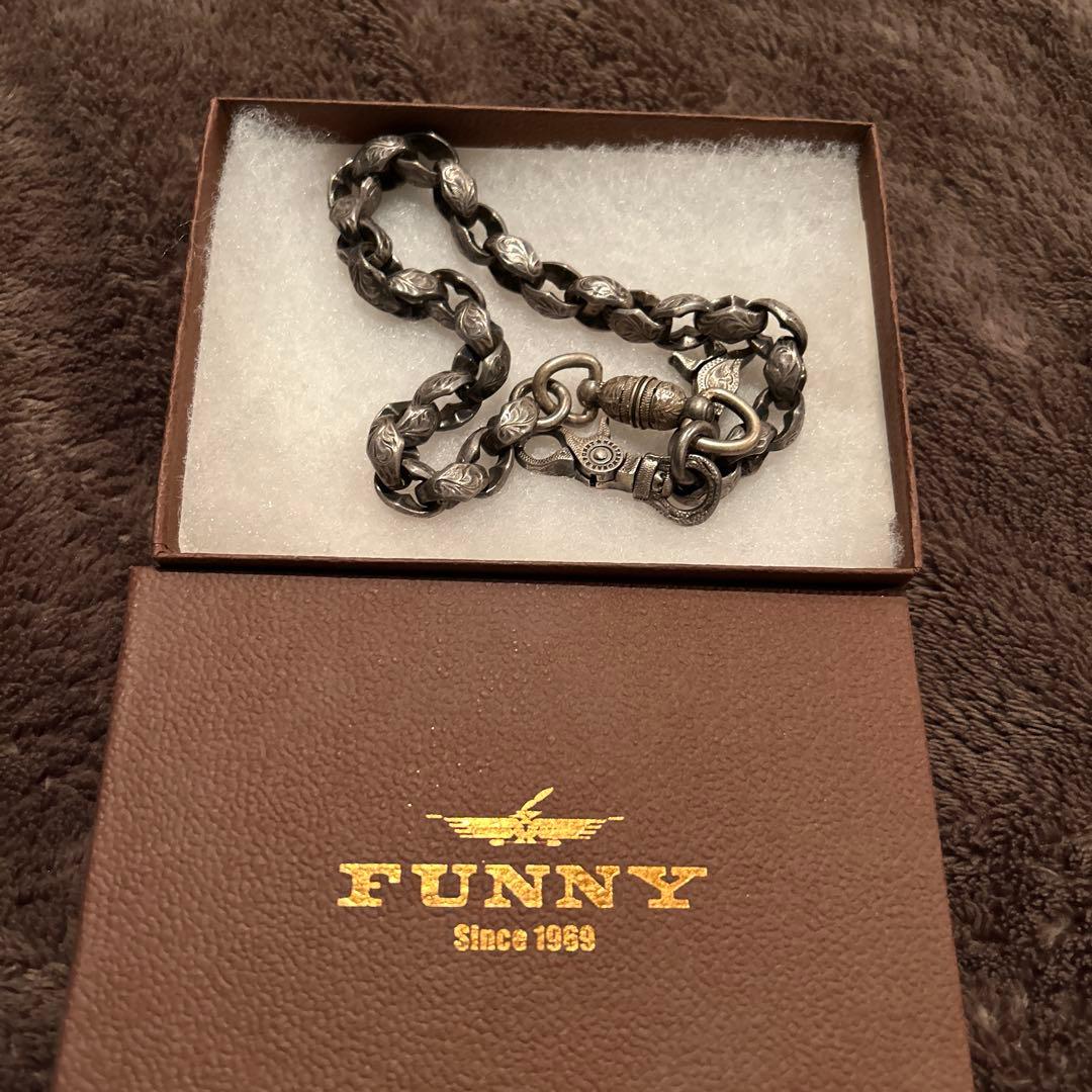 FUNNY シルバー ウォレットチェーン