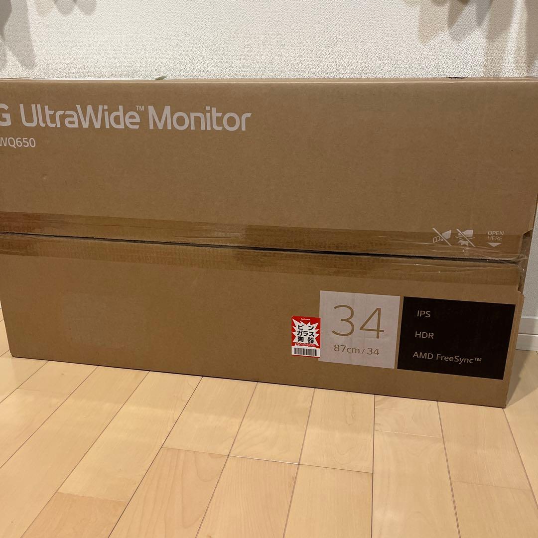 34WQ650-W/34型/UWFHD/IPS/ほぼ未使用