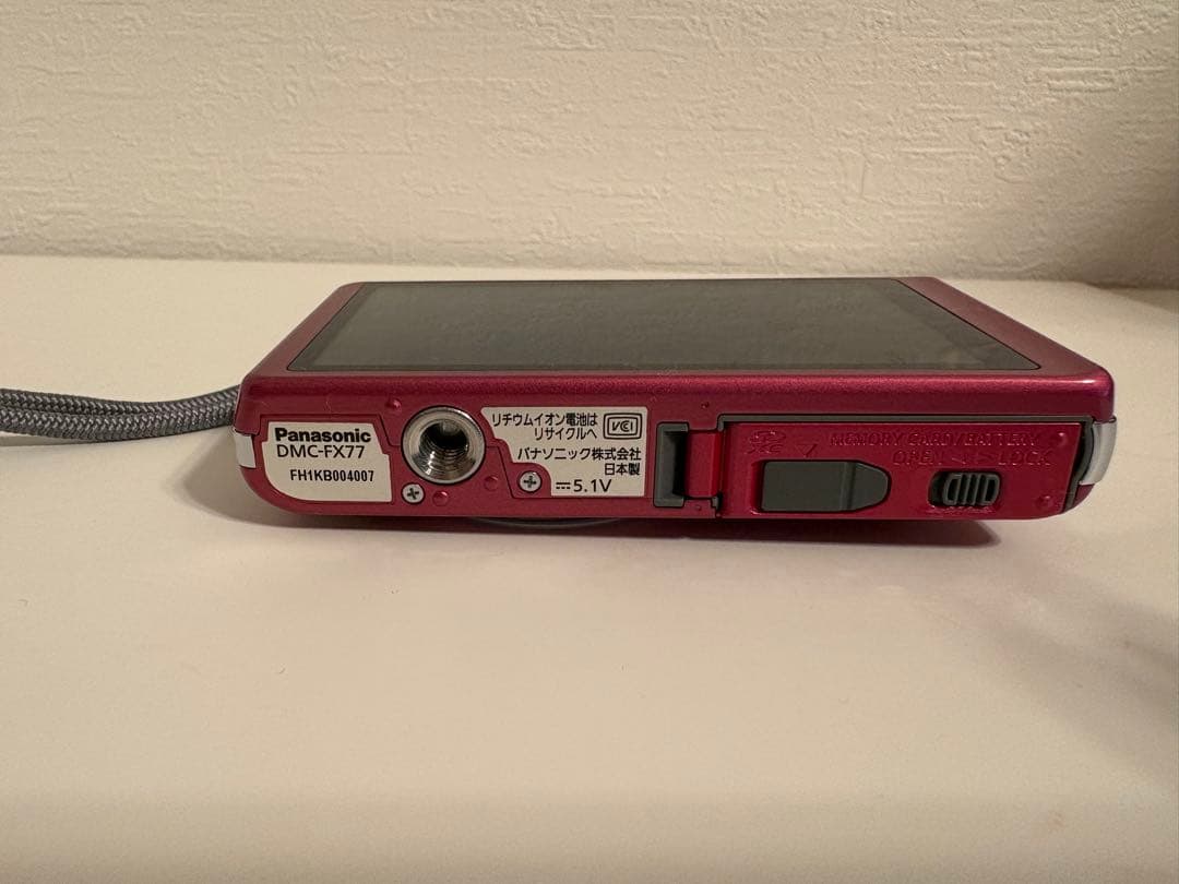 Panasonic LUMIX DMC-FX77 ピンク デジカメ 箱付