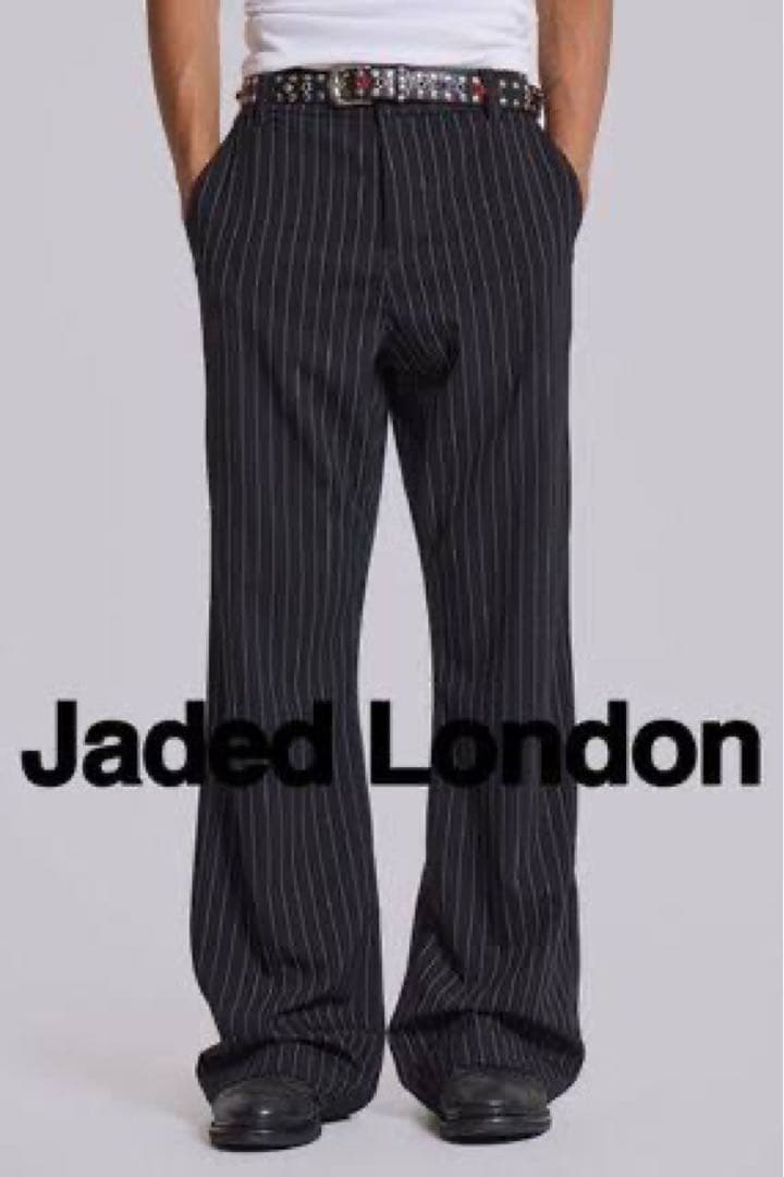 jadedlondon スタックブーツカットスーツパンツ