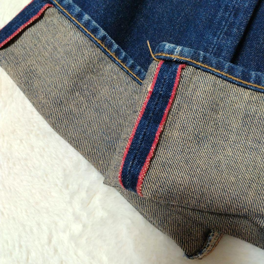 ハリウッドランチマーケット 赤耳 PP4 XX デニム ジーンズ ボタンフライ