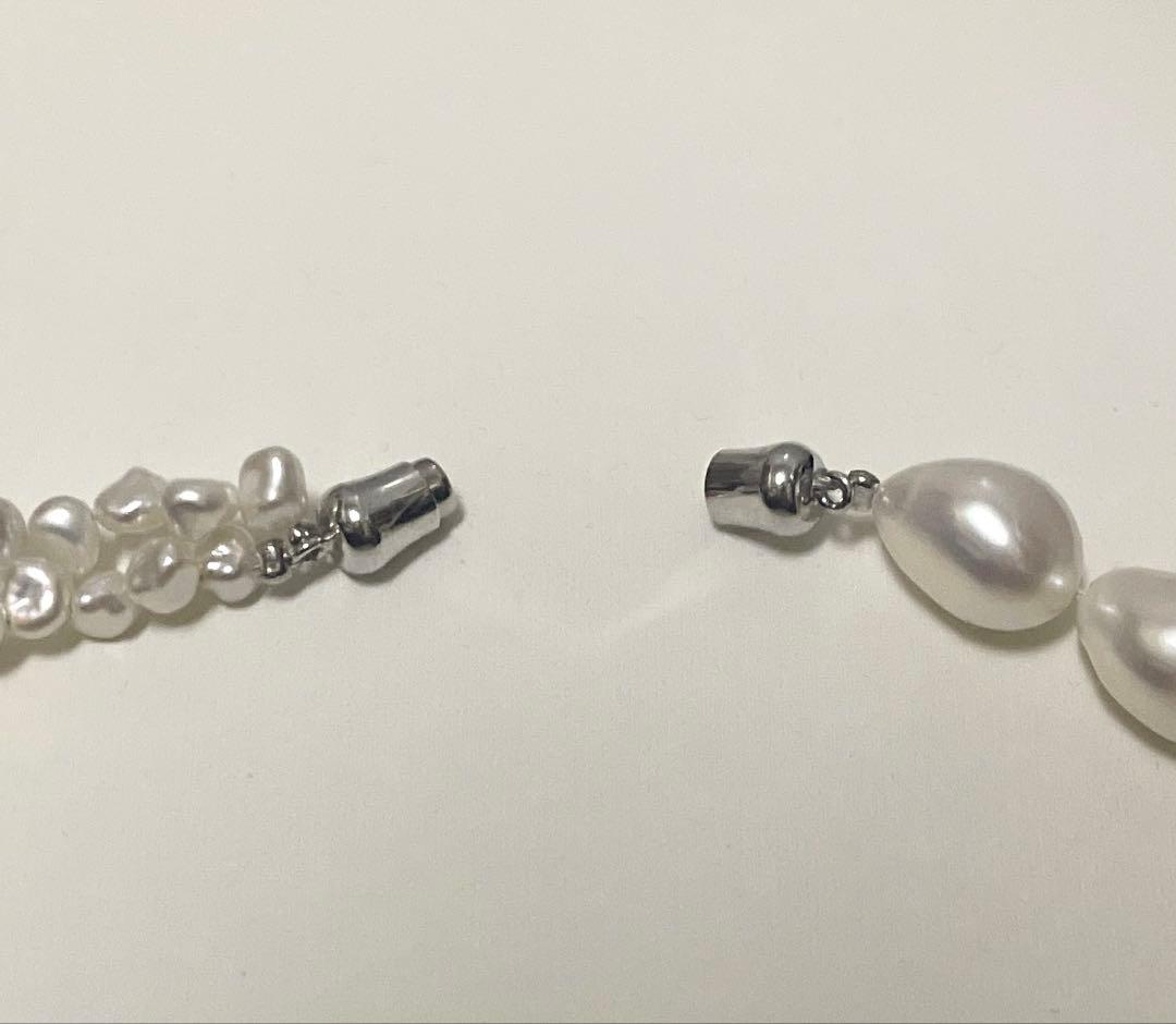 真珠　白蝶パール　ケシパール　ネックレス　南洋白蝶真珠　芥子真珠